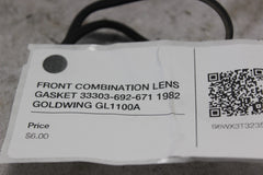 FRONT COMBINATION LENS GASKET 33303-692-671 1982 GOLDWING GL1100A