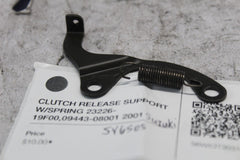 CLUTCH RELEASE SUPPORT W/SPRING 23226-19F00, 09443-08001 2001 SUZUKI SV650S