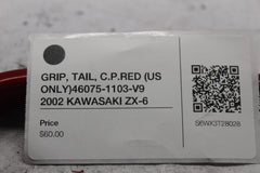 GRIP, TAIL, C.P.RED (US ONLY)46075-1103-V9  2002 KAWASAKI ZX-6