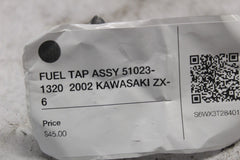 FUEL TAP ASSY 51023-1320  2002 KAWASAKI ZX-6