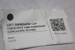 LEFT SWINGARM CAP 11012-1512 1986 KAWASAKI CONCOURS ZG1000