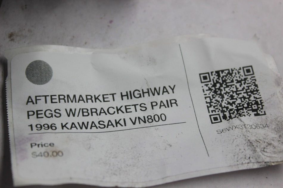 AFTERMARKET HIGHWAY PEGS W/BRACKETS PAIR 1996 KAWASAKI VN800