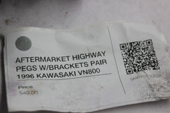 AFTERMARKET HIGHWAY PEGS W/BRACKETS PAIR 1996 KAWASAKI VN800