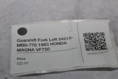 Gearshift Fork Left 24213-MB0-770 1983 HONDA MAGNA VF750