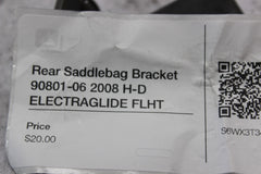 Rear Saddlebag Bracket 90801-06 2008 H-D ELECTRAGLIDE FLHT