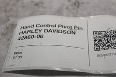 Hand Control Pivot Pin HARLEY DAVIDSON 42860-06