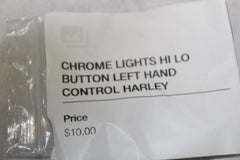 CHROME LIGHTS HI LO BUTTON LEFT HAND CONTROL HARLEY DAVIDSON 71682-06