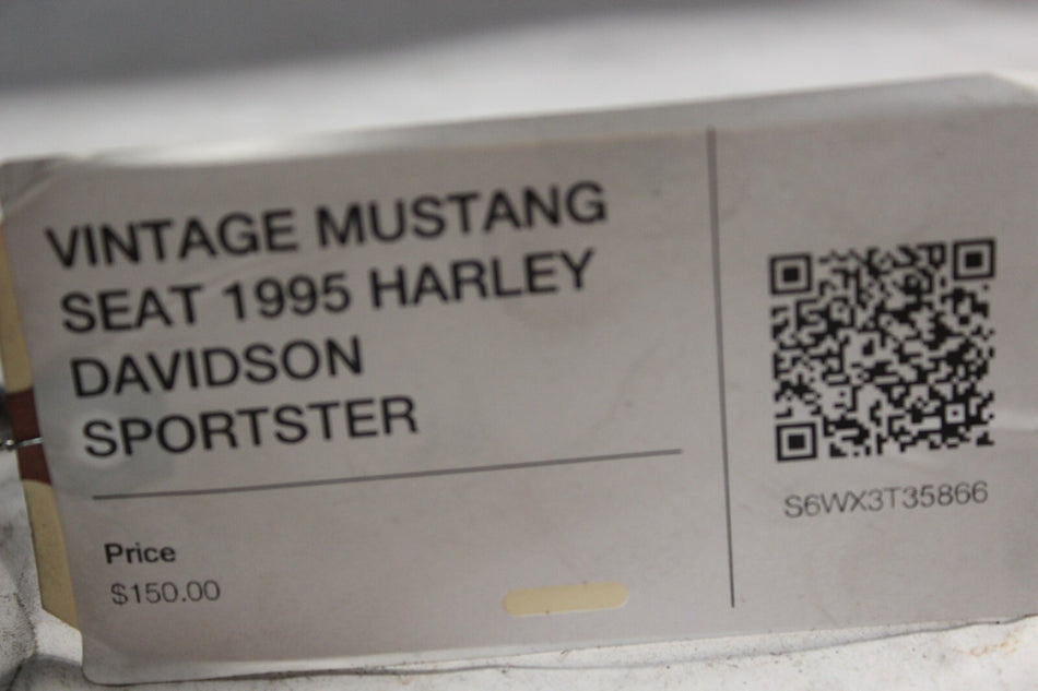 VINTAGE MUSTANG SEAT 1995 HARLEY DAVIDSON SPORTSTER