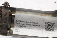 65951-09 Rear Exhaust Pipe Heat Shield HARLEY DAVIDSON