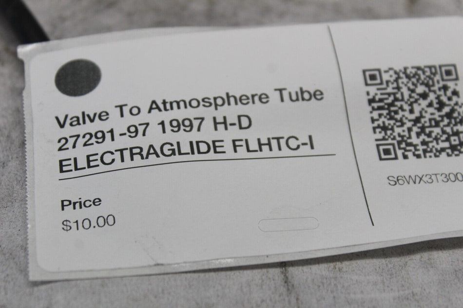 Valve To Atmosphere Tube 27291-97 1997 H-D ELECTRAGLIDE FLHTC-I
