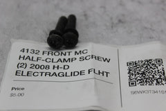 4132 FRONT MC HALF-CLAMP SCREW (2) 2008 H-D ELECTRAGLIDE FLHT