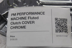 PM PERFORMANCE MACHINE Fluted Clutch COVER CHROME 00 892470