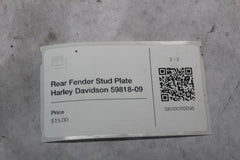 Rear Fender Stud Plate Harley Davidson 59818-09