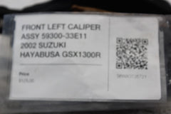 FRONT LEFT CALIPER ASSY 59300-33E11 2002 SUZUKI HAYABUSA GSX1300R