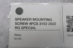 SPEAKER MOUNTING SCREW 4PCS 3152 2022 RG SPECIAL