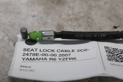 SEAT LOCK CABLE 2C0-2478E-00-00 2007 YAMAHA R6 YZFR6