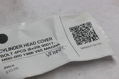 CYLINDER HEAD COVER BOLT 4PCS (6x29) 90017-MB0-000 1986 V65 MAGNA VF1100C