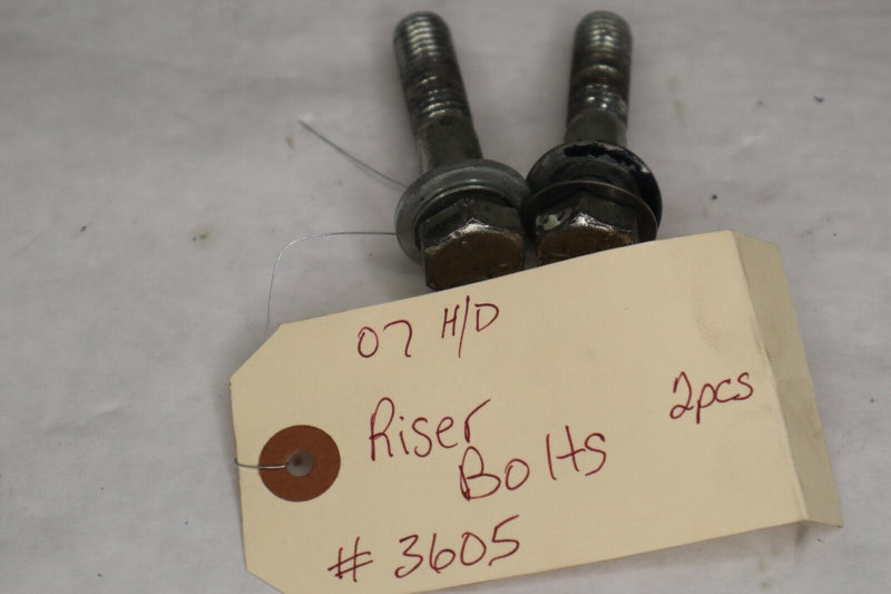 OEM Harley Davidson Pair Handlebar Riser Bolts 3605