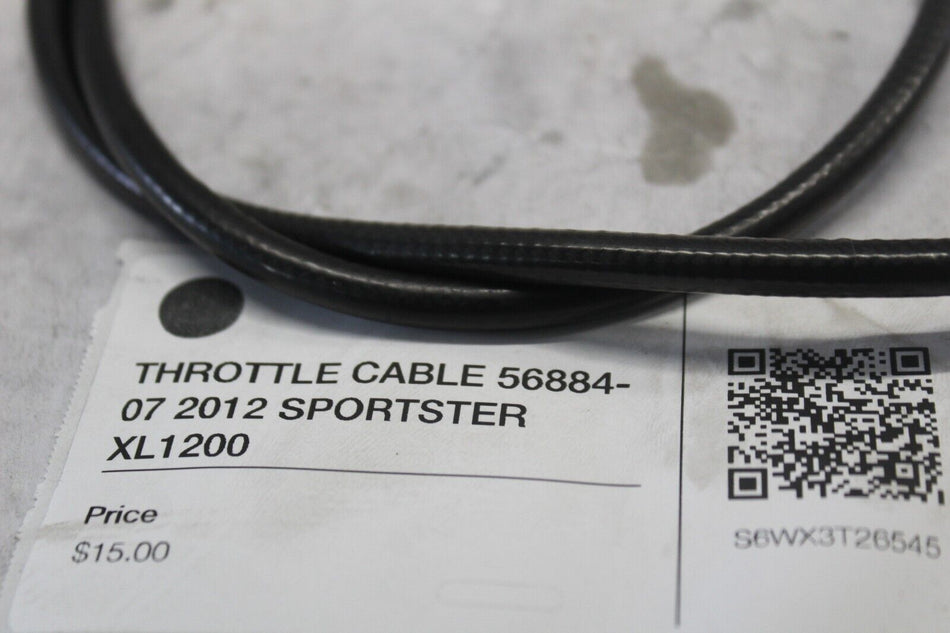 THROTTLE CABLE 56884-07 2012 SPORTSTER XL1200
