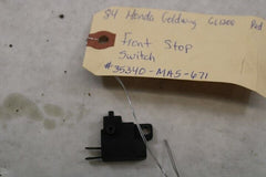 OEM Honda Motorcycle Front Brake Stop Switch 1984 Goldwing GL1200A 35340-MA5-671