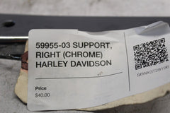 59955-03 SUPPORT, RIGHT (CHROME) HARLEY DAVIDSON