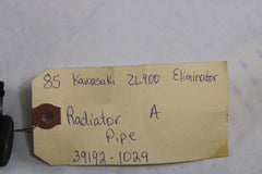 1985 Kawasaki Eliminator ZL900 Radiator Pipe A 39192-1029