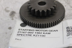 STARTING MOTOR GEAR 21167-002 1982 KAW SPECTRE KZ1100