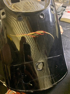 59579-09 Rear Fender BLACK HARLEY DAVIDSON