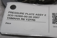 PRESSURE PLATE ASSY 2 2C0-16360-00-00 2007 YAMAHA R6 YZFR6