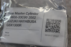 Rear Master Cylinder #69600-33C00 2002 SUZUKI HAYABUSA GSX1300R