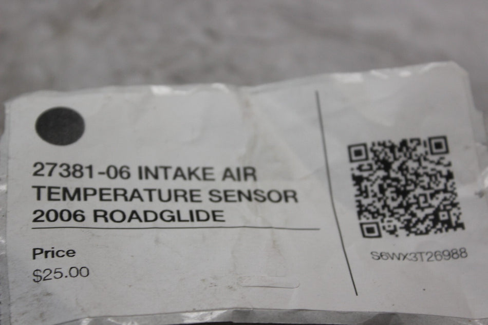 27381-06 INTAKE AIR TEMPERATURE SENSOR 2006 ROADGLIDE