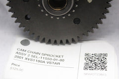 CAM CHAIN SPROCKET ASSY 2 5EL-11550-01-00 2001 XVS1100A VSTAR CLASSIC