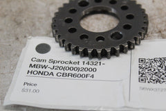 Cam Sprocket 14321-MBW-J20 (000) 2000 HONDA CBR600F4