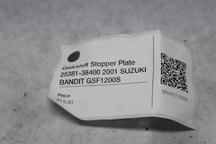 Gearshift Stopper Plate 25381-38400 2001 SUZUKI BANDIT GSF1200S