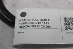 REAR BRAKE CABLE 43450-KS4-710 1993 HONDA HELIX CN250