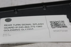 REAR TURN SIGNAL SPLASH GUARD 81240-463-770 1982 GOLDWING GL1100A