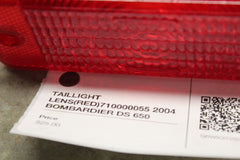 TAILLIGHT LENS (RED) 710000055 2004 BOMBARDIER DS 650