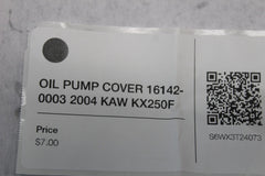 OIL PUMP COVER 16142-0003 2004 KAW KX250F