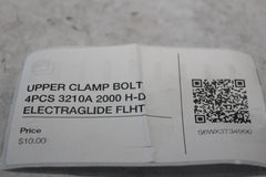 UPPER CLAMP BOLT 4PCS 3210A 2000 H-D ELECTRAGLIDE FLHT