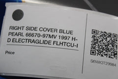 RIGHT SIDE COVER BLUE PEARL 66670-97MV 1997 H-D ELECTRAGLIDE FLHTCU-I