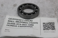 GEARSHIFT DRUM BALL BEARING (16005) 91008-374-003 1998 HONDA CBR900RR