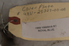 OEM Yamaha Cover Plate 1999 R1 1000 Royal Blue 4xv-25327-00-00