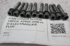 CAM COVER SCREW 10PCS  4740A 2008 H-D ELECTRAGLIDE FLHT