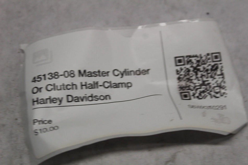 45138-08 Master Cylinder Or Clutch Half-Clamp Harley Davidson