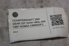 COUNTERSHAFT 2ND GEAR 33T 23441-MAL-600 1997 HONDA CBR600F3