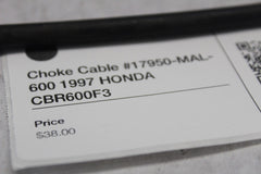 Choke Cable #17950-MAL-600 1997 HONDA CBR600F3