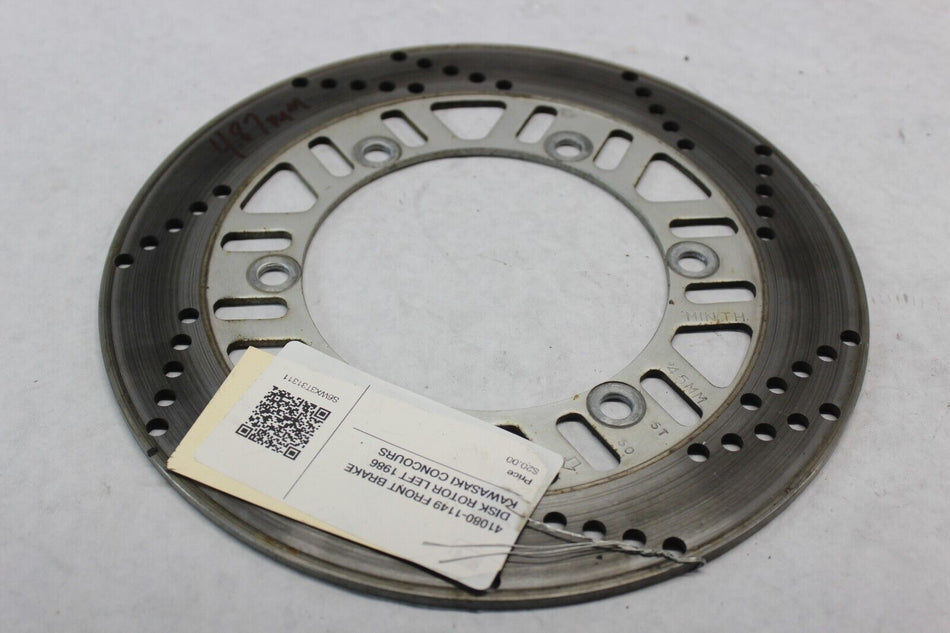 41080-1149 FRONT BRAKE DISK ROTOR LEFT 1986 KAWASAKI CONCOURS ZG1000