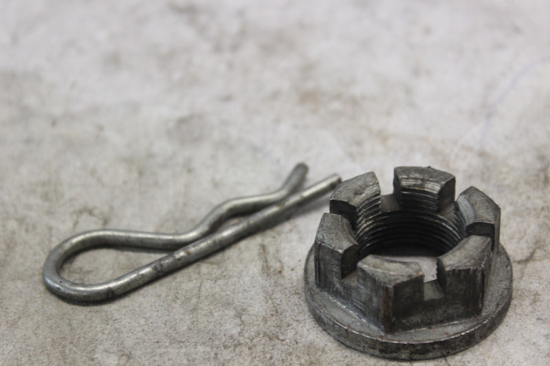REAR AXLE CASTLE NUT W/PIN 09141-25001 2002 SUZUKI HAYABUSA GSX1300R