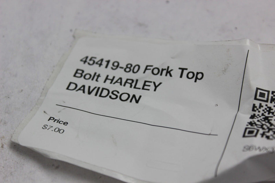 45419-80 Fork Top Bolt HARLEY DAVIDSON
