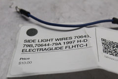 SIDE LIGHT WIRES 70643-79B,70644-79A 1997 H-D ELECTRAGLIDE FLHTC-I